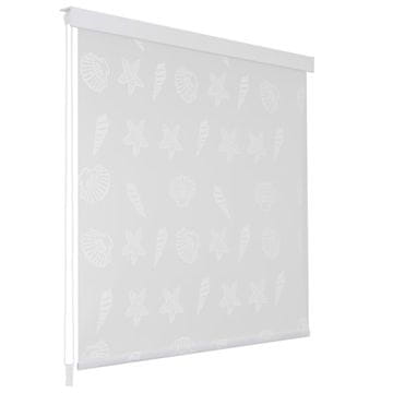 Vidaxl Rolo zavesa za prho 140x240 cm morska zvezda