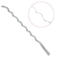 Vidaxl Spiralne opore za rastline 50 kosov 170 cm pocinkano jeklo