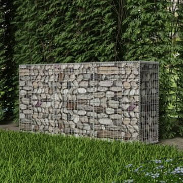 Vidaxl vidaXL Gabionska košara iz pocinkanega jekla 200 x 50 x 100 cm