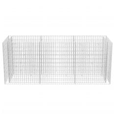 Greatstore Visoka greda gabion jeklo 270x90x100 cm