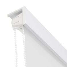 Vidaxl Rolo senčilo za tuš 140x240 cm bele barve