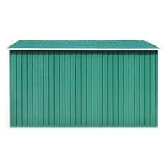 Vidaxl Vrtna lopa 257x298x178 cm kovinska zelena