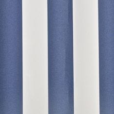 Vidaxl Tenda iz platna 450x300 cm modra in bela