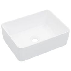 Vidaxl Umivalnik 40x30x13 cm keramičen bel