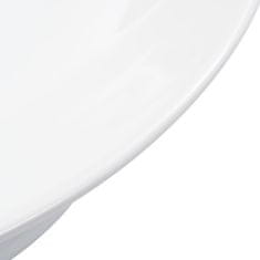 Vidaxl Umivalnik 41x12,5 cm keramičen bel