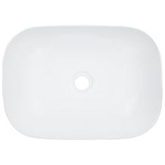 Vidaxl Umivalnik 45,5x32x13 cm keramičen bel