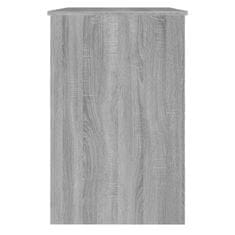 Vidaxl Pisalna miza siva sonoma 100x50x76 cm konstruiran les