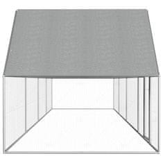 Vidaxl Kokošnjak 8x2x2 m pocinkano jeklo