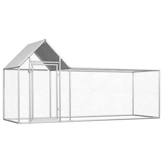 Vidaxl Kokošnjak 3x1x1,5 m pocinkano jeklo