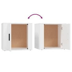 Vidaxl Nočna omarica 2 kosa bela 50x39x47 cm