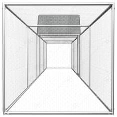 Vidaxl Kokošnjak 9x1x1,5 m pocinkano jeklo