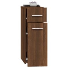 Vidaxl Lekarniška omara rjavi hrast 20x45,5x60 cm konstruiran les