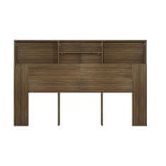 Vidaxl Vzglavna omarica rjavi hrast 160x19x103,5 cm