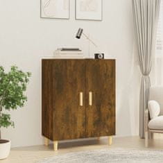 Vidaxl Komoda dimljeni hrast 70x34x90 cm konstruiran les