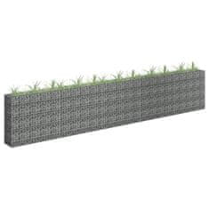 shumee Visoka greda gabion pocinkano jeklo 450x30x90 cm