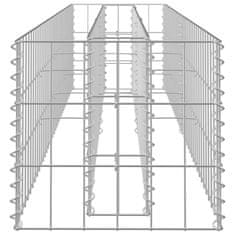 shumee Visoka greda gabion pocinkano jeklo 180x30x30 cm