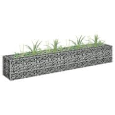 shumee Visoka greda gabion pocinkano jeklo 180x30x30 cm