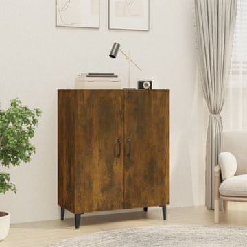 Vidaxl vidaXL Omarica dimljen hrast 70x34x90 cm Material na osnovi lesa