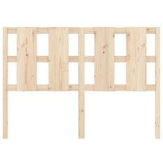 Vidaxl Posteljno vzglavje 145,5x4x100 cm trdna borovina