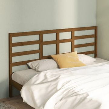 Vidaxl vidaXL Vzglavje postelje 206x4x104 cm masivni borov les