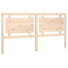 Vidaxl Posteljno vzglavje 185,5x4x100 cm trdna borovina