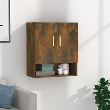 Vidaxl vidaXL Stenska omarica dimljen hrast 60x31x70 cm