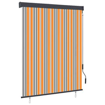 Vidaxl vidaXL Rolo zavesa, 140x250 cm, rumena in modra