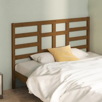 Vidaxl vidaXL Vzglavje postelje rjavo 166x4x104 cm masivni borov les