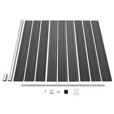 Vidaxl Ograjni panel WPC 175x186 cm črn