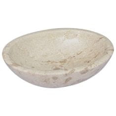Vidaxl Umivalnik krem 53x40x15 cm marmor