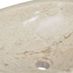 Vidaxl Umivalnik krem 53x40x15 cm marmor