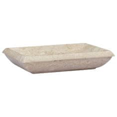 Vidaxl Umivalnik krem 50x35x10 cm marmor
