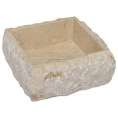 shumee Umivalnik krem 30x30x13 cm marmor