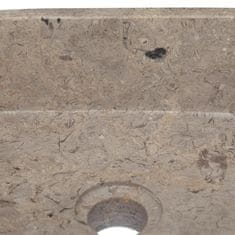 Vidaxl Umivalnik siv 30x30x13 cm marmor