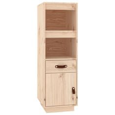 Vidaxl Visoka omara 34x40x108,5 cm trdna borovina