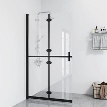 Vidaxl vidaXL Zložljiva tuš kabina prozorno steklo 80x190 cm