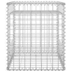 shumee Gabionska košara steber 2 kosa 50x50x60 cm železo