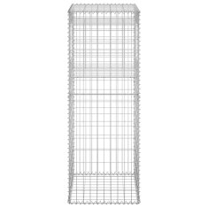 Vidaxl Gabionska košara steber 50x50x140 cm železo