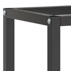 Vidaxl Okvir za delovno mizo mat črn in mat rdeč 140x50x79 cm kovinski
