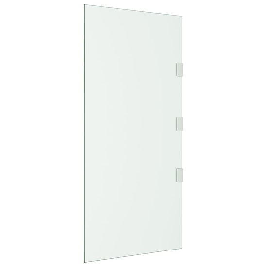 Vidaxl Panel za vratni nadstrešek prozoren 50x100 cm kaljeno steklo