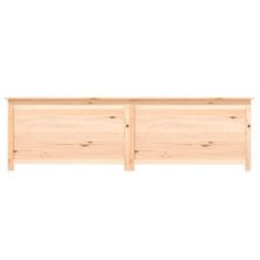 Vidaxl Zunanja škatla za blazine 200x50x56 cm trden les jelke