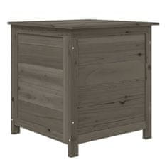 Vidaxl Zunanja škatla za blazine antracit 50x50x56 cm trden les jelke