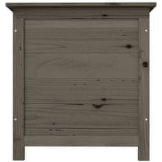 Vidaxl Zunanja škatla za blazine antracit 50x50x56 cm trden les jelke