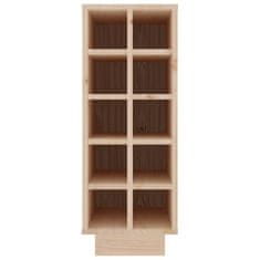 Vidaxl Stojalo za vino 23x34x61 cm trdna borovina