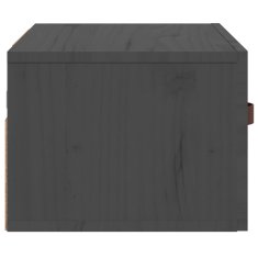 Vidaxl Stenska nočna omarica siva 40x29,5x22 cm