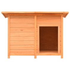 shumee Pasja koča 120 x 77 x 86 cm masivni les bora in jelke