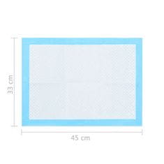 shumee Vzgajalne podloge za pse 400 kosov 45x33 cm netkano blago