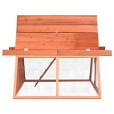 Vidaxl Zajčnik 152x127x109,5 cm trden les jelke