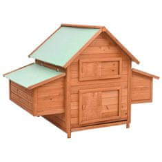 Vidaxl Kokošnjak 152x96x110 cm trden les jelke