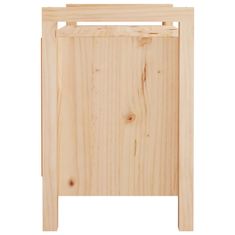 Vidaxl Klop za predsobo 80x40x60 cm trdna borovina